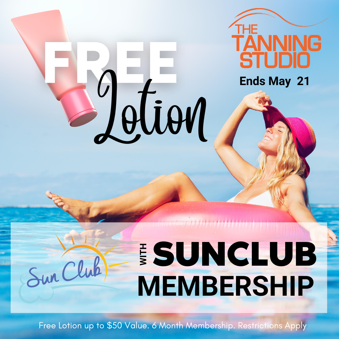 FREE Lotion w/ Sun Club Membership