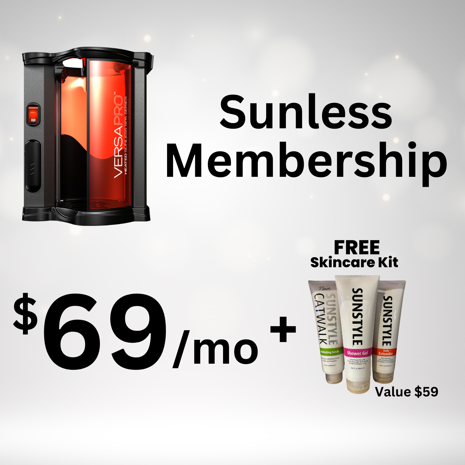 Free Skincare with Sunless Membership