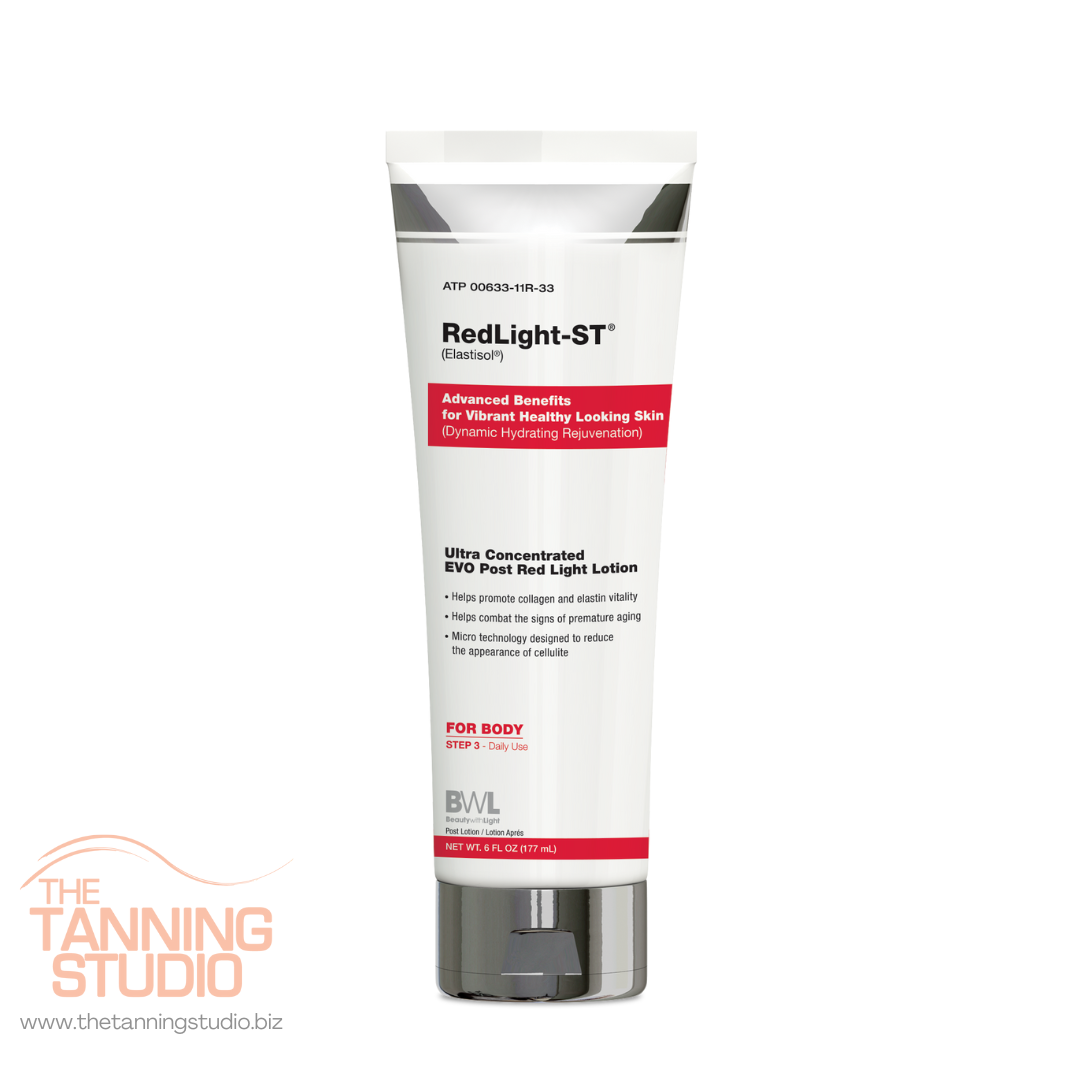RedLight-ST Ultra Concentrated EVO Post Red Light Lotion by Beauty with Light. Advanced benefits for vibrant healthy looking skin. For body. Step 3.