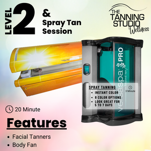3 Pack of UV Tans with FREE Spray Tan Session
