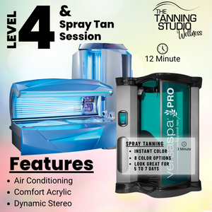 3 Pack of UV Tans with FREE Spray Tan Session