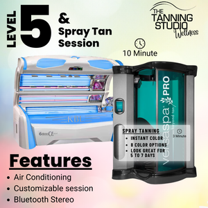 3 Pack of UV Tans with FREE Spray Tan Session