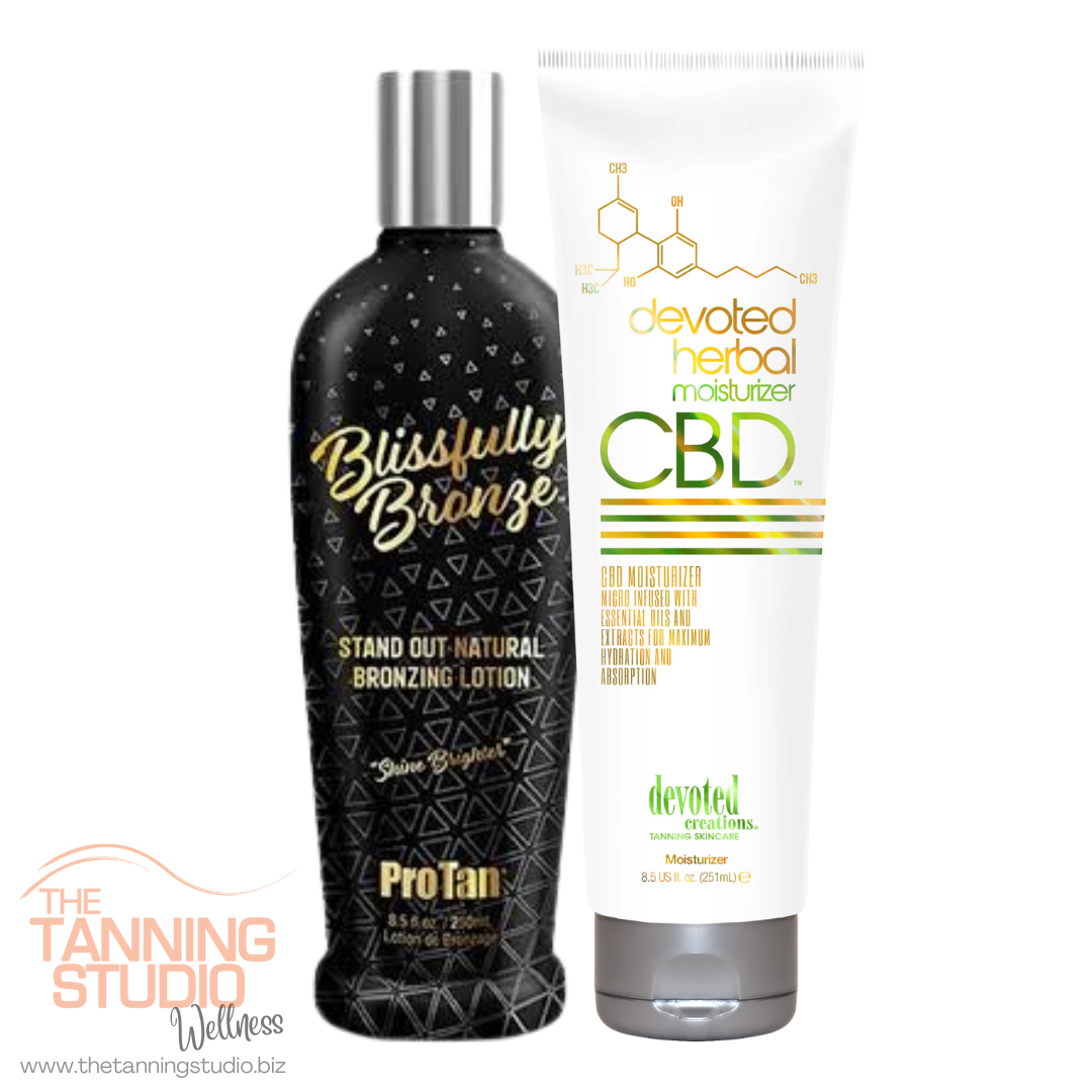 Blissfully Bronze & Devoted Herbal Moisturizer Bundle
