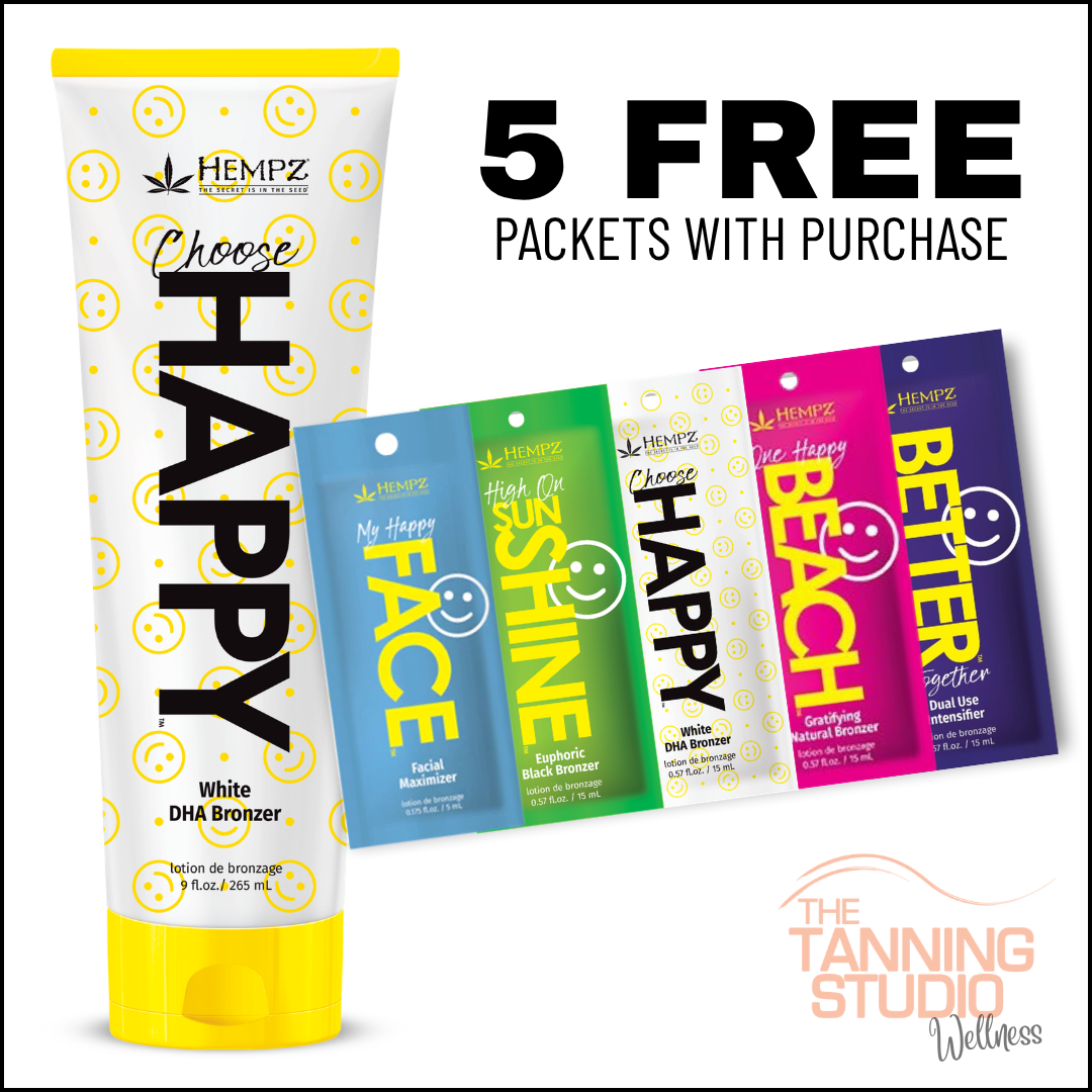 Choose Happy White DHA Bronzer + FREE Packet Bundle