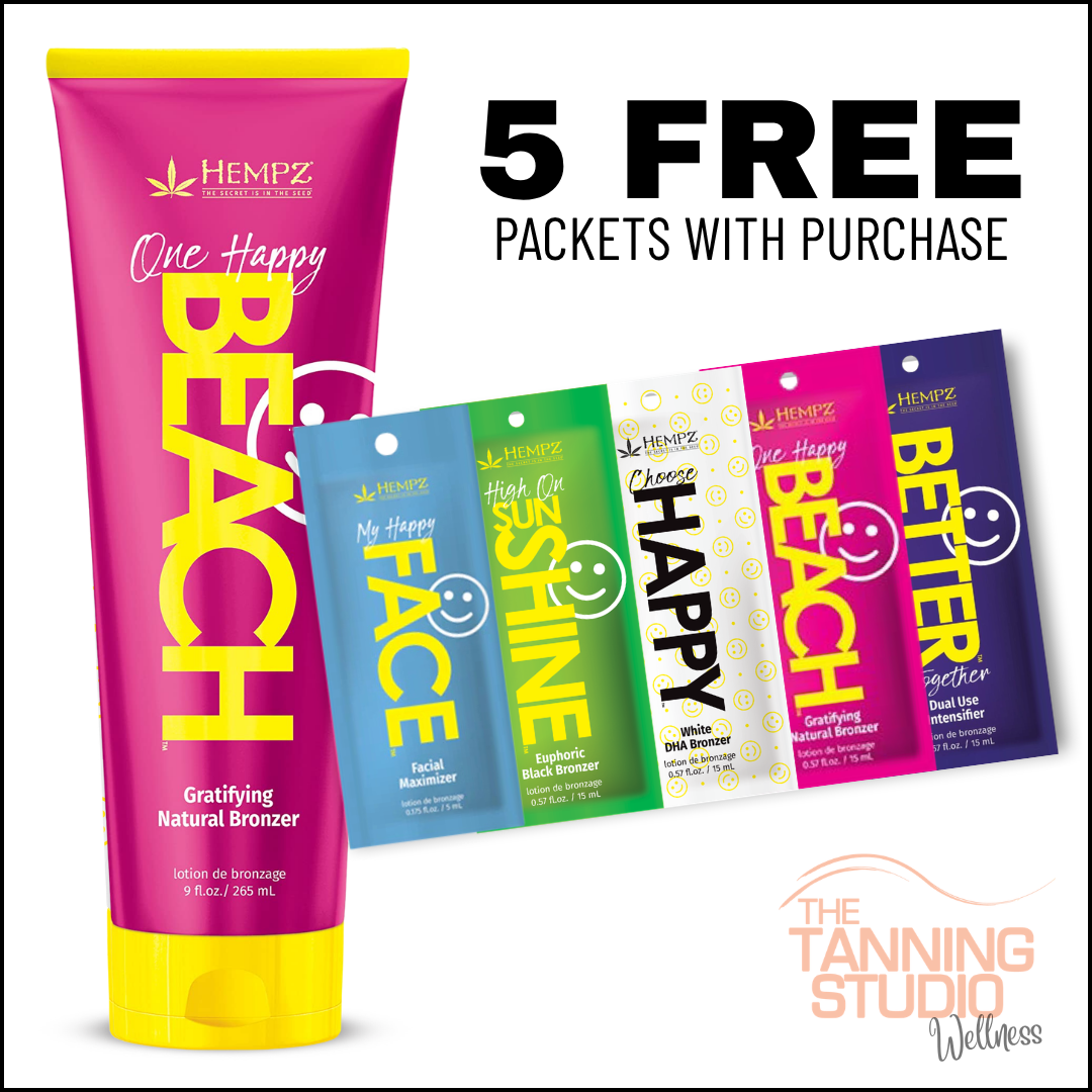 One Happy Beach Natural Bronzer + FREE Packet Bundle