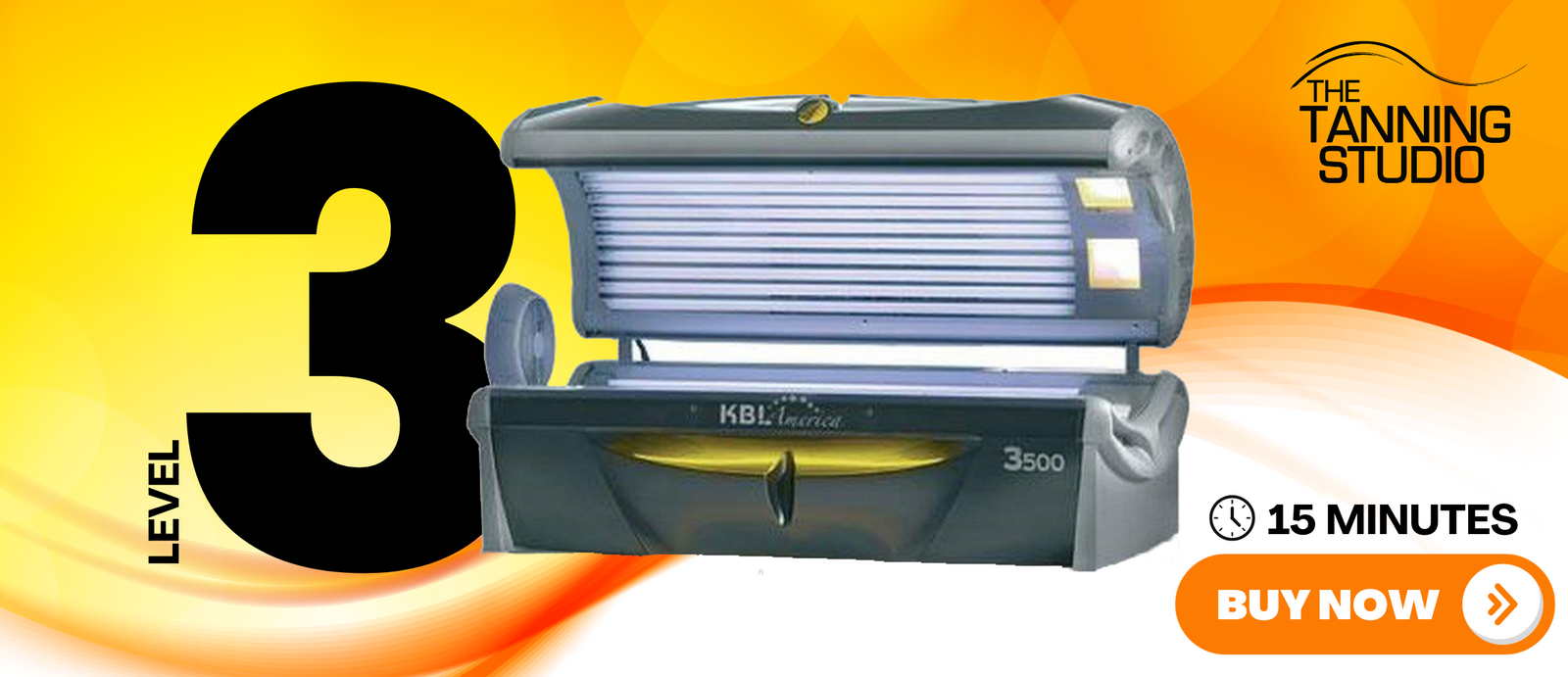 Level 3 Tanning Bed. 15 Minute Tan Time