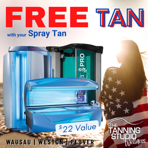 FREE UV Tan with Spray Tan Purchase