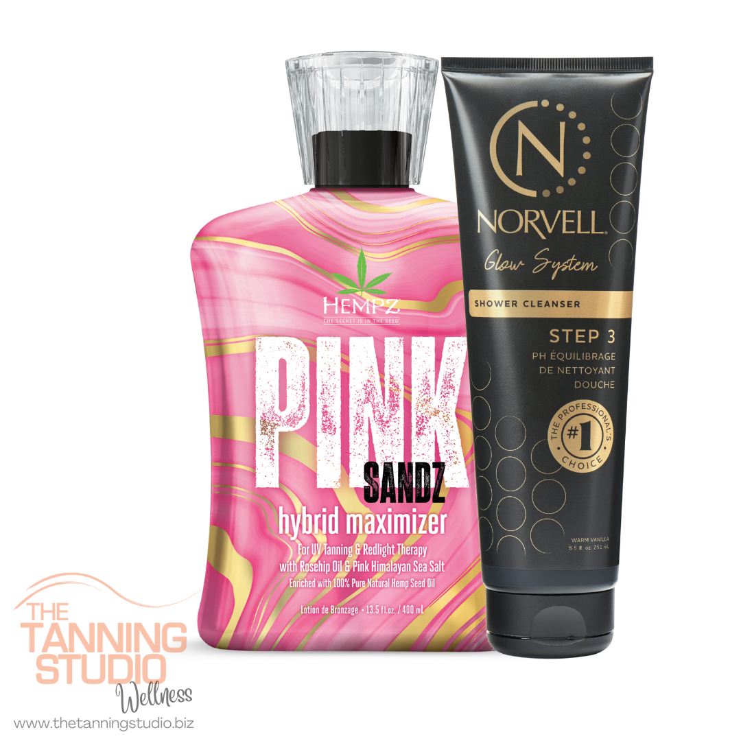 Pink Sandz Hybrid Maximizer & Norvell Shower Cleanser Bundle