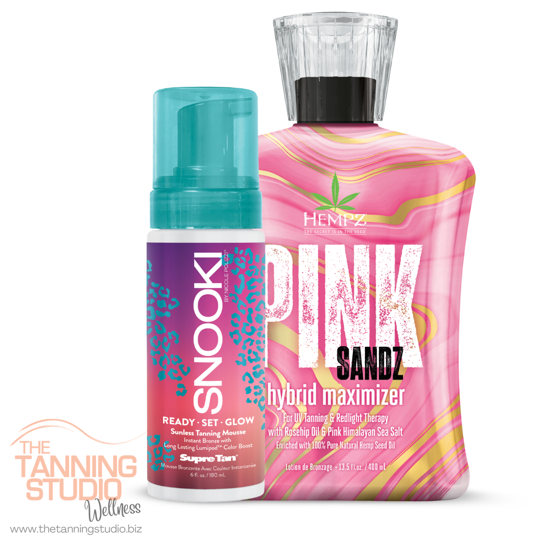 Ready Set Glow Sunless Mousse & Pink Sandz Hybrid Maximizer