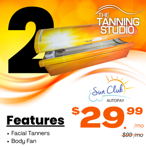 $25: UNLIMITED Tanning for October