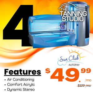 $25: UNLIMITED Tanning for October