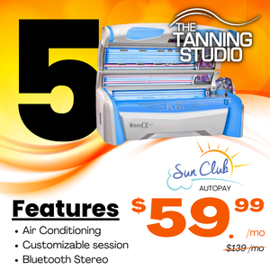$25: UNLIMITED Tanning for October