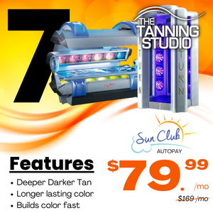 $25: UNLIMITED Tanning for October