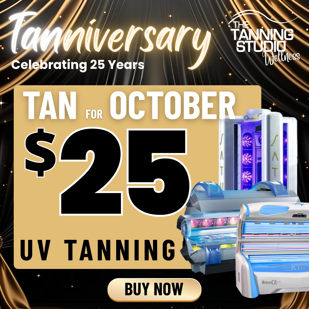 $25: UNLIMITED Tanning for October