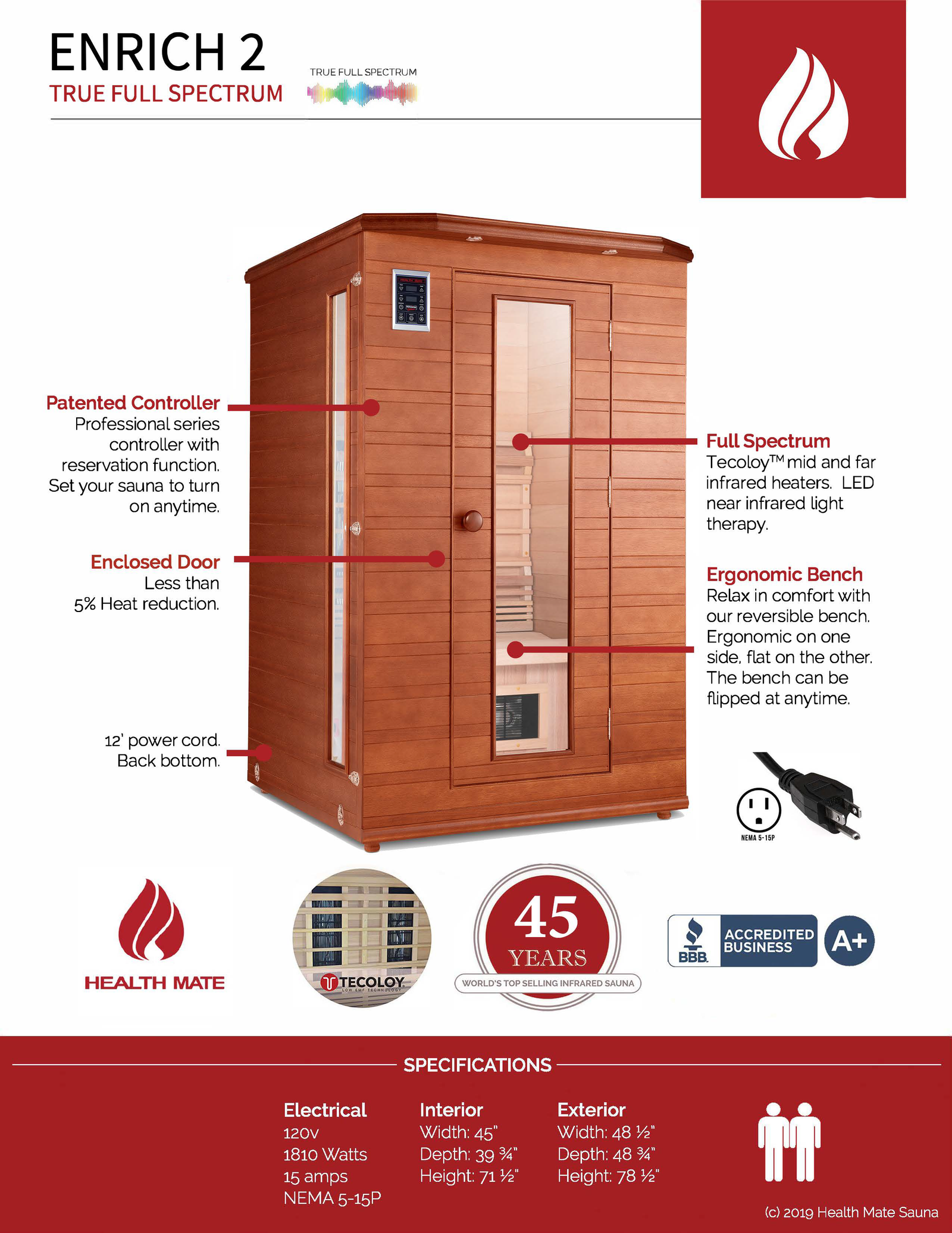 Enrich for Two Sauna